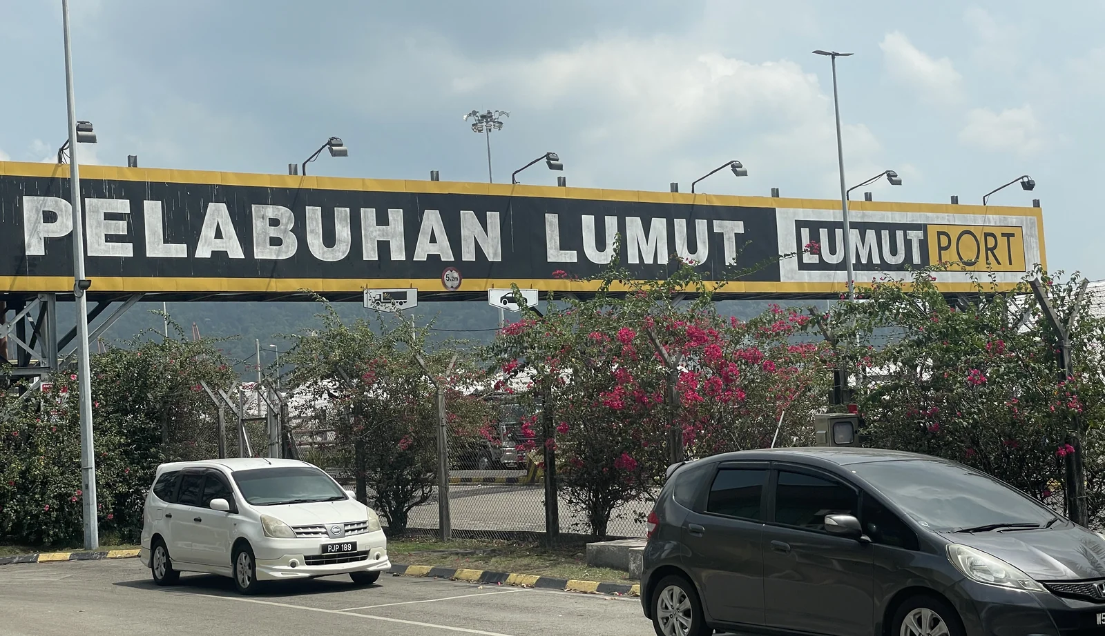 The Pelabuhan Lumut port entrance